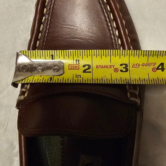 High Sierra Leather Penny Loafers Classic Slip On Shoes Brown Women's Size 8M - Picture 8 of 11